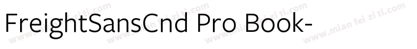 FreightSansCnd Pro Book字体转换